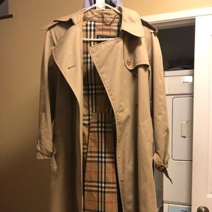 Burberry trench/rain coat!